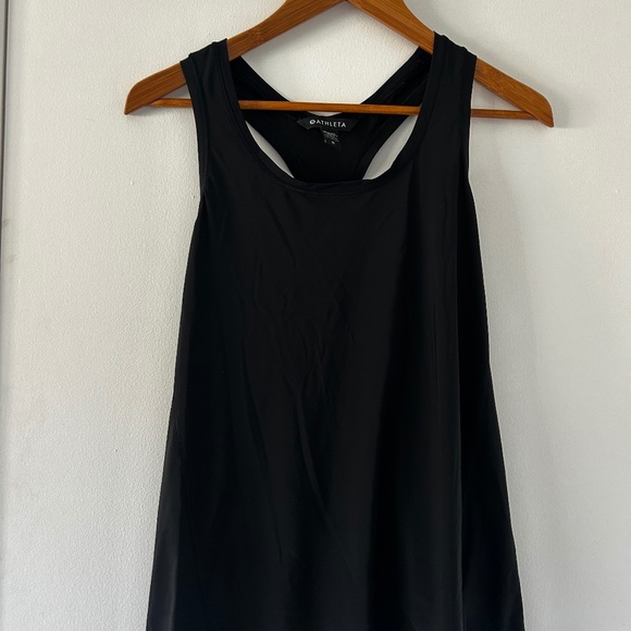 Black Athleta Racerback Tank - Picture 1 of 3